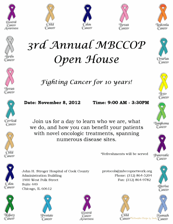 MBCCOP Open House 2012 flyer MBCCOP Open House 2012 flyer